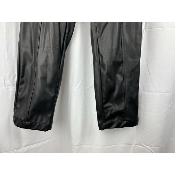 Rails Jayden Vegan Leather Elastic Waist High Rise Pants Womens Size Medium M - Picture 5 of 14